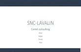 SNC-LAVALIN - mbacasecomp.com€¦ · SNC-LAVALIN Camel consulting Alon Hagar Osnat Noa. Key Issues SNC is a global engineering consulting firm SNC focuses on five different segments
