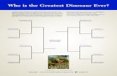 Who is the Greatest Dinosaur ever? - Macmillan Publishers · Who is the Greatest Dinosaur ever? 978-0-8050-9625-5 · HC · $17.99/$19.99 CAN Henry Holt | An imprint of Macmillan Children’s