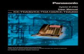 KX-TDA30/KX-TDA100/KX-TDA200ict3.com/Data/KX-TDA30/User_Manual_TDA30-200.pdf · 2015-02-08 · kx-tda30/kx-tda100/kx-tda200 Thank you for purchasing a Panasonic Hybrid IP-PBX. Please