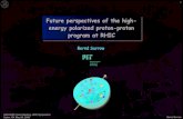 Future perspectives of the high- energy polarized …...Future perspectives of the high-energy polarized proton-proton program at RHIC Bernd Surrow AGS-RHIC Users Meeting, QCD Symposium