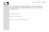 A unified evaluation of iterative projection algorithms .../67531/metadc... · cal imaging [6], iterative projection algorithms have been used to recover the phase information in