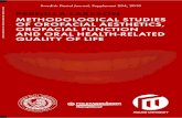 PERNILLA LARSSON METHODOLOGICAL STUDIES OF … · PERNILLA LARSSON METHODOLOGICAL STUDIES OF OROFACIAL AESTHETICS, OROFACIAL FUNCTION AND ORAL HEALTH-RELATED QUALITY OF LIFE Departments