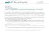 SUBJECT: SUMMARY OF SITE CONDITIONS AND REMEDIATION … · 2017-10-30 · EBI Consulting Page 2 of 5 Subsurface soil sampling revealed the presence of petroleum impacts to soil extending