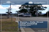 Scone – Kelly Street Level Crossing · Scone – Kelly Street Level Crossing – Options assessment and feasibility report Executive Summary Executive summary Introduction Scone