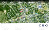 2203, 2301, 2307 N MAIN ST...2203, 2301, 2307 N Main St | NOMA - North Main In the Heart of Columbia’s North Main Columbia’s next hot spot, the approximately 5-mile stretch between