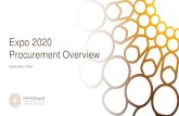 Expo 2020 Induction Procurement Overview€¦ · EXPO 2020 Login Helpdesk Opportunities EXPO 2020 . EXPO 2020941151 MEDIA SITE a LEGACY PROCUREMENT Expo EVENTS co NTACT BE PART OF