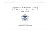 Department of Homeland Security · 2017-10-16 · Department of Homeland Security National Protection and Programs Directorate NPPD - 6 physical and personnel security, acquisition