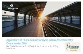 Applications of Plume Stability Analysis in Risk …2018/10/18  · Applications of Plume Stability Analysis in Risk Assessment for Contaminated Sites Ms. Sheila Duchek, M.Sc., P.Geol.