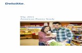 The 2014 American Pantry Study - Deloitte United States · 2014 American Pantry Survey 3 What's inside 5 The new normal: Frugality threatens America’s favorite brands 6 The new