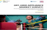 OFF-GRID APPLIANCE MARKET SURVEY - Sun-Connect-News · Off-Grid Appliance Market Survey | SEPTEMBER 2018 5 As with past surveys, the authors hope these results can serve as a key