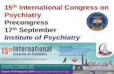 15th International Congress on Psychiatryasuip.edu.eg/UploadFiles/201983033627542Pre... · Plenary lecture Fighting stigma because of mental illness Prof. Ahmed Okasha Founder of
