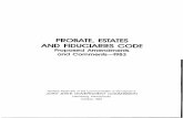 PROBATE, ESTATES AND FIDUCIARIES CODEjsg.legis.state.pa.us/resources/documents/ftp... · 2015-10-07 · the Probate, Estates and Fiduciaries Code as Title 20 of the Pennsylvania Consolidated