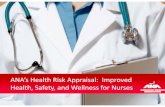 ANA’s Risk Appraisal: Improved and Wellness for Nurses · Health, Safety, and Wellness for Nurses. Holly Carpenter, BSN, RN ... October 7, 2014. AMERICAN NURSES ASSOCIATION Identify
