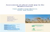Assessment of wheat yield gap in the Mediterranean 2-2- ASSESSMENT OF WHEAT YIELD GAP IN THE MEDITERRANEAN: