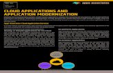 Cloud Applications and Application Modernization...OpsWorks (application mgmt..) Elastic Beanstalk Continuous Integration Code Deploy Code Commit Code Pipeline AWS APPLICATION SERVICES