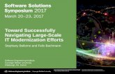 Toward Successfully Navigating Large-Scale IT ... · Navigating Large -Scale IT Modernization Efforts Stephany Bellomo and Felix Bachmann. 2 ... • Difficulty innovating with new