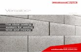 Versaloc - Midland Brick · Versaloc® walls are weatherproofed by applying 3 coats of acrylic paint to the walls surface. With an endless selection of paint colours available, painting