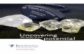 Uncovering the facets of our potential - JSE · Uncovering the facets of our. Rockwell Diamonds (“Rockwell” or “the Company”) is an alluvial ... development potential. Post