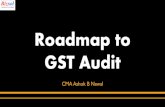 Roadmap to GST Audit - PuneICAI · Roadmap to GST Audit. ... The GST council has proposed that interest should be charged only on the net tax liability of the taxpayer,after taking