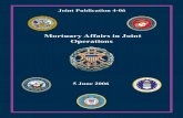 JP 4-06 Mortuary Affairs in Joint Operationsedocs.nps.edu/dodpubs/topic/jointpubs/JP4/JP4-06_060605.pdf2006/06/05  · PREFACE i 1. Scope This publication provides joint doctrine for