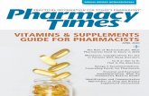 VITAMINS & SUPPLEMENTS GUIDE FOR PHARMACISTS · Monitoring of nutraceutical products differs from that of prescription drugs. Nutraceuticals are broadly regulated under the Federal