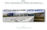 GCSE OPTIONS 2015-2017 - Aylesbury Vale AcademyThe Aylesbury Vale Academy GCSE Options 2015-2017 OPTIONS EXPLAINED Options Grid – 2015-2017 Mandatory subjects English Language &