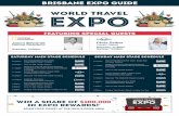 BRISBANE expo guide · Lonely Planet's Best in Travel 2020 Presented By Chris Zeiher 12:30pm Discover The World Of Ocean Cruising 1:00pm Top 50 Experiences For 2020 Swiss Rail & Yukon