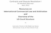 Resources on International Commercial Law and …...Contracts and Dispute Resolution I for Petrobras Attorneys April, 2012 Resources on International Commercial Law and Arbitration