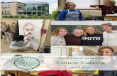 Notre Dame Academy Course Catalog 2020-2021 · 2020-02-07 · Notre Dame Academy is offering classes through Virtual High School to juniors and seniors who ... athletic teams and