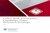 Cyber Risk Economics Capability Gaps Research Strategy€¦ · of cybersecurity stakeholders across industry and government. It frames a series of research opportunities that address