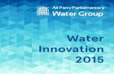 Water Innovation 2015 - connectpa.co.uk...Environment Agency, DEFRA (whose release of thousands of open data sets coincides with the Geovation Challenge), Southern Water, and United