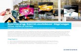 Samsung Semi-outdoor Signage - Domino Display...Player S6, backed by the powerful TIZEN operating system, boosts the display’s overall performance, allowing for painless content