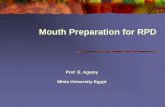 Mouth Preparation for RPD1)Mouth prep… · Mouth preparation for partial dentures can be roughly divided into two stages Mouth preparation during diagnosis and treatment planning