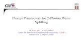 Design Parameters for 2-Photon Water Splittingbrse/Presentations/Bad-Honef.pdf · B. Seger and I. Chorkendorff Center for Individual Nanoparticle Functionality (CINF) Department of