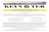 KEYN TER · Serving the Locksmiths’ of the Midwest Since 1956 KEYN TER Editorial Policy: The KEYNOTER is a official news publication of the Greater Chicago Locksmith’s Association.
