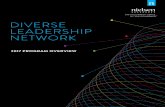 DIVERSE LEADERSHIP NETWORK - Nielsen · Launched in 2013, the Diverse Leadership Network was established as a leadership development program for critical-to-retain top talent. Today,