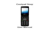 Coolpad Snap - T-Mobile...Getting Started 2 Get off to a running start with your new Coolpad Snap! Device Layout Main Keys Key Function 3 Volume key • Press to adjust the phone volume.