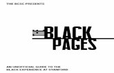 THE BLACK PAGES · you our shoulders in return. The hope is that at least part of these pages will help you; that some piece of advice resonates and guides you in your transition