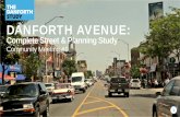 DANFORTH AVENUE: Complete Street & Planning Study · 01. Open House & Activities (30 mins) 02. Presentation (40 min) 03. Workshop Activity (30 mins) 04. Wrap-up & Open House (20 mins)