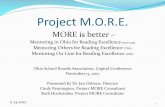 Project MORE for reading excellenceconference.ohioschoolboards.org/2017/wp-content/uploads/...2016/07/01  · Project M.O.R.E. MORE is better – Mentoring in Ohio for Reading Excellence