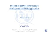 Interaction betwen infrastructure development and new ... · IMS (IP Multimedia Subsystem) The IMS architecture, which has succeeded to NGN since 2007, adapts to the new needs of