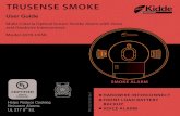 TRUSENSE SMOKE - Carrier · TRUSENSE SMOKE User Guide Multi-Criteria Optical Sensor Smoke Alarm with Voice and Hardwire Interconnect Model 2070-VASR HaRdwiRE iNTERcONNEcT FRONT LOad