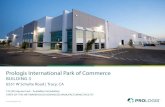 Prologis International Park of Commerce · Prologis International Park of Commerce Building 3 Tracy, CA BUILDING 3 152,303 SF 448' LEASED. Prologis is the leading owner, operator