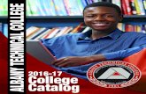 2016-17 College Catalog · Table of Contents 5 Accounting Diploma ..... 72