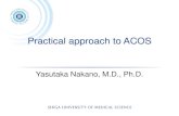 Practical approach to ACOSAsthma COPD overlap syndrome ... GINA/GOLD definition of ACOS Asthma COPD Age of onset Before age 20 years After age 40 years Pattern of symptoms Variation