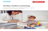 Potty/toilet training - Contact a Family · potty – every small step should be rewarded with praise or stickers Make sure your child sees you washing your hands after wiping them