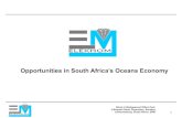 Opportunities in South Africa’s Oceans Economy...Oceans and and Southern Seas • Jurisdiction over one of the world’s largest EEZs • Location serves the South South Trade •