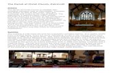 The Parish of Christ Church, Patricroft · The Parish of Christ Church, Patricroft Setting The Parish of Christ Church is situated with excellent transport links to Manchester, Liverpool,