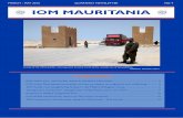 IOM Mauritania Quarterly Newsletter, March-May 2016 · March - May 2016 Quarterly newsletter no. 4 cOntents ... the new slaughter facility in M’bera. ©IOM 2016 livestock farming