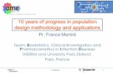 10 years of progress in population design methodology and ...bb/PODE/PODE2015FranceMentre.pdf10 years of progress in population design methodology and applications ... INSERM andUniversity